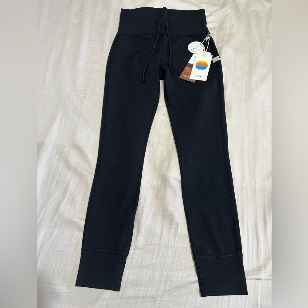 New Vuori Daily Leggings Yoga Pants VW323 Black Women's Small S $98 MSRP